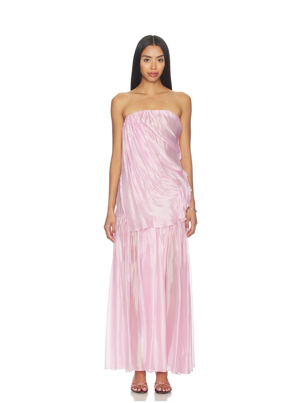 Revolve The Garment Gillian gown Strapless Pink Maxi Dress, US4/UK8